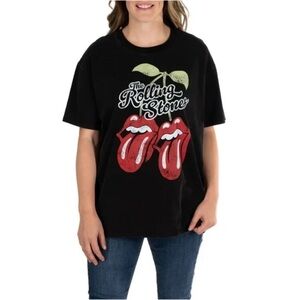 Rolling Stones Black Graphic T-Shirt